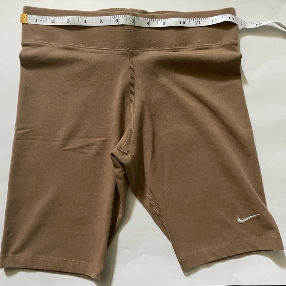Nike Tan Athletic Biker Shorts